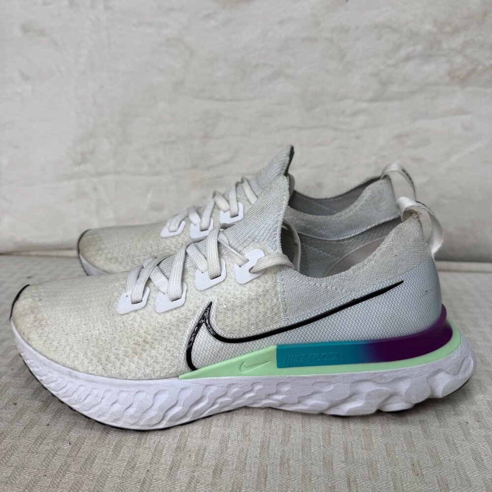 Nike Infinity Men’s React Running Shoes Size 10 White & Multicolor